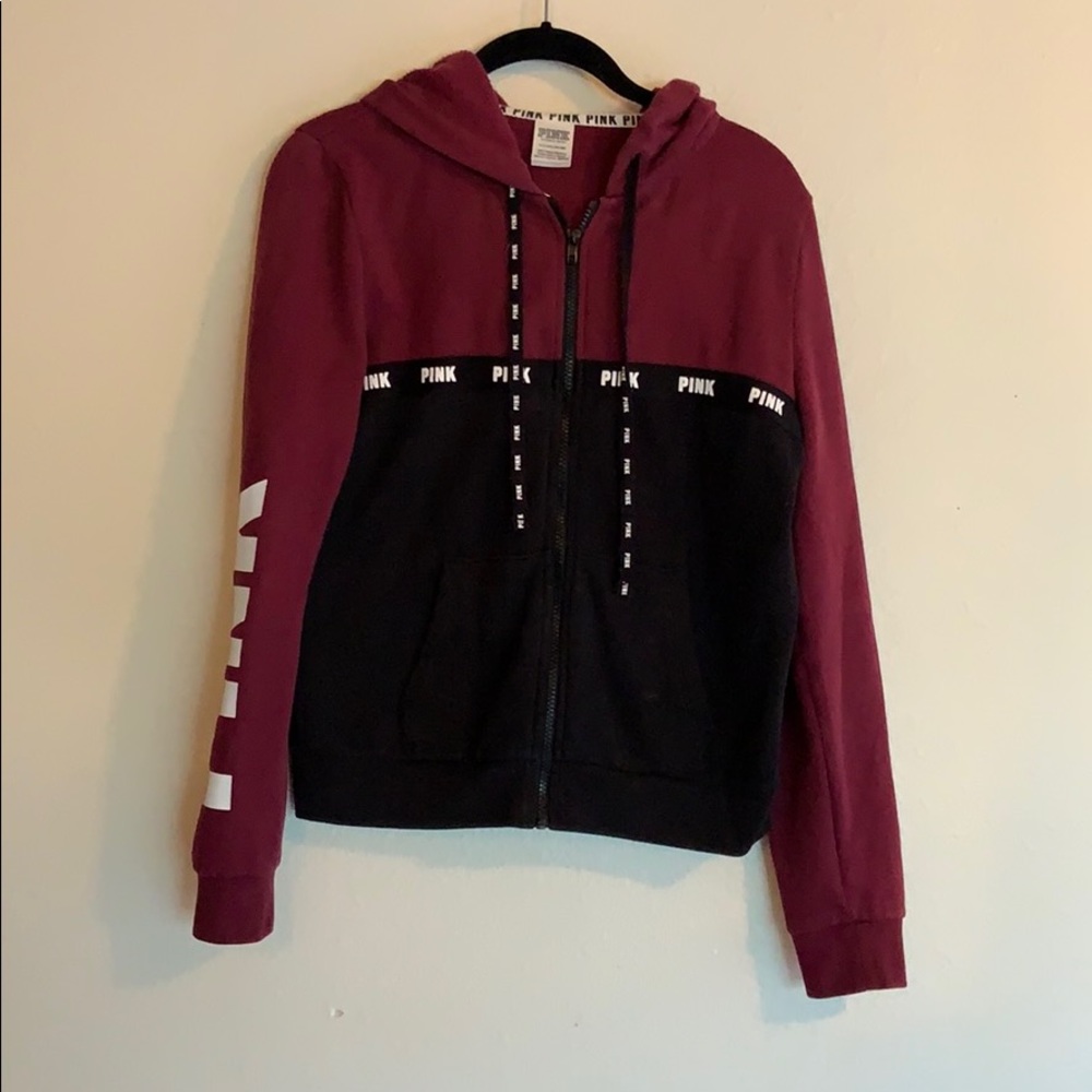 Pink by Victoria’s Secret zip up hoodie